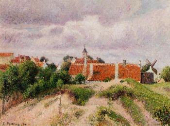 Camille Pissarro : Houses at Knocke, Belgium II